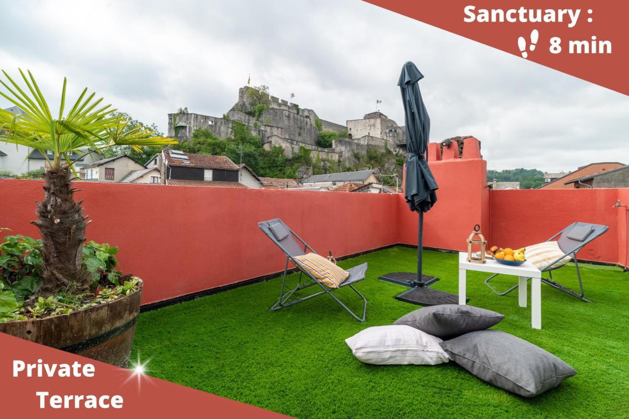 Air-Conditioned Flat With Terrace - Private & Independent - Lourdes Esterno foto